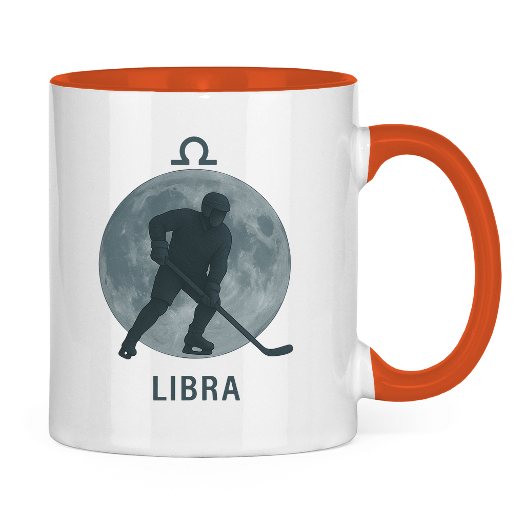 Tasse zweifarbig STERNZEICHEN LIBRA / WAAGE