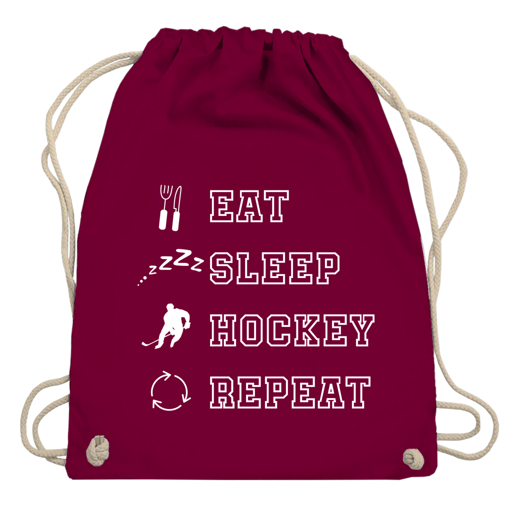 Turnbeutel EAT, SLEEP REPEAT