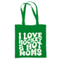 Tragetasche I LOVE HOCKEY & HOT MOMS