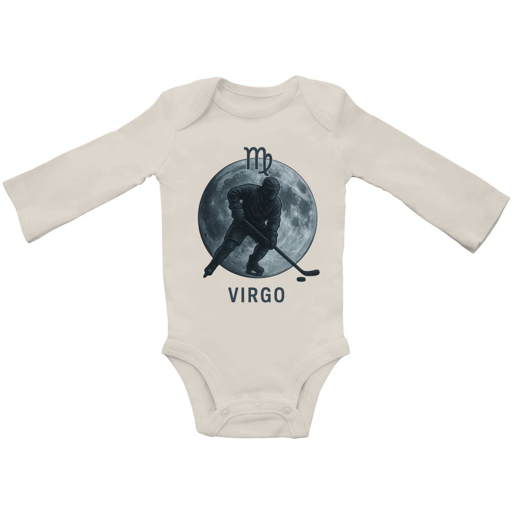 Babybody Langarm STERNZEICHEN VIRGO / JUNGFRAU