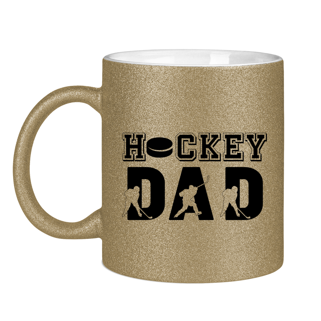 Glitzertasse HOCKEYDAD SPIELER