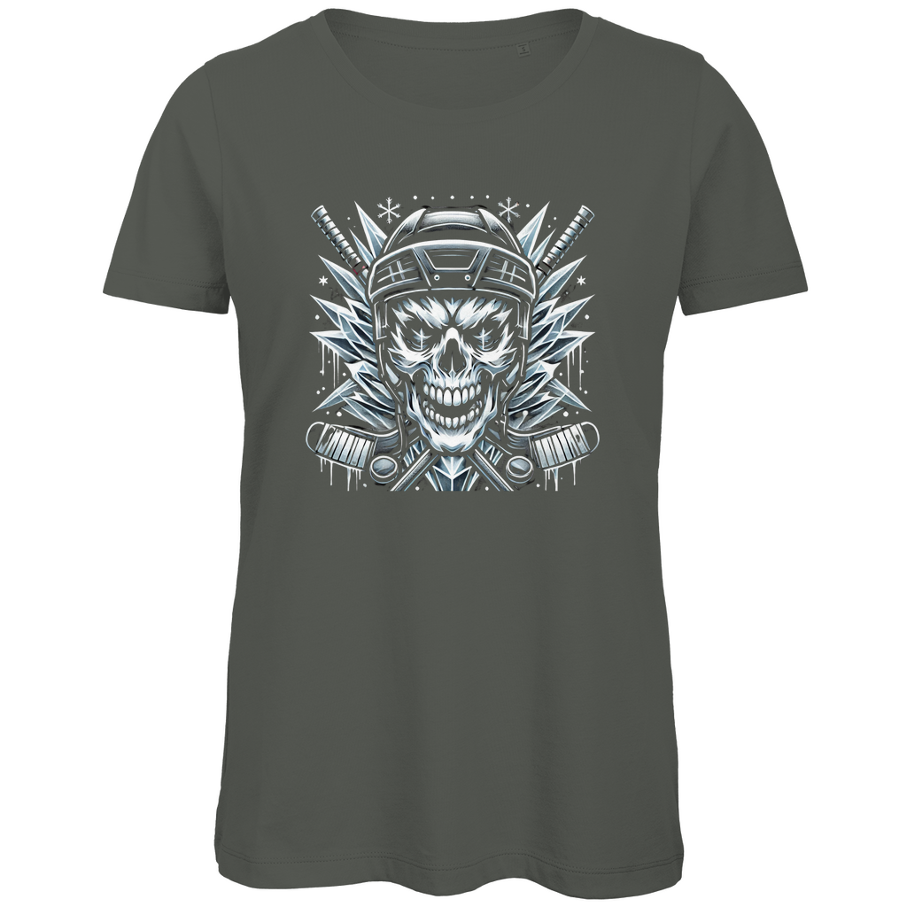 Ladies T-Shirt HOCKEY SKULL