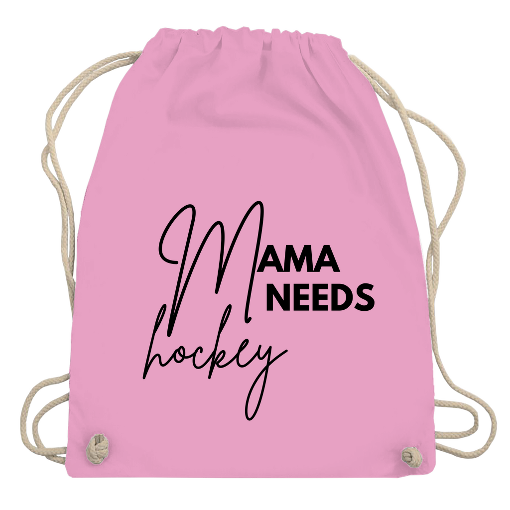 Turnbeutel MAMA NEEDS HOCKEY