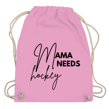 Turnbeutel MAMA NEEDS HOCKEY