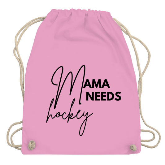 Turnbeutel MAMA NEEDS HOCKEY