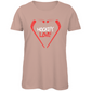 Ladies T-Shirt HOCKEYLOVE STICKHEART
