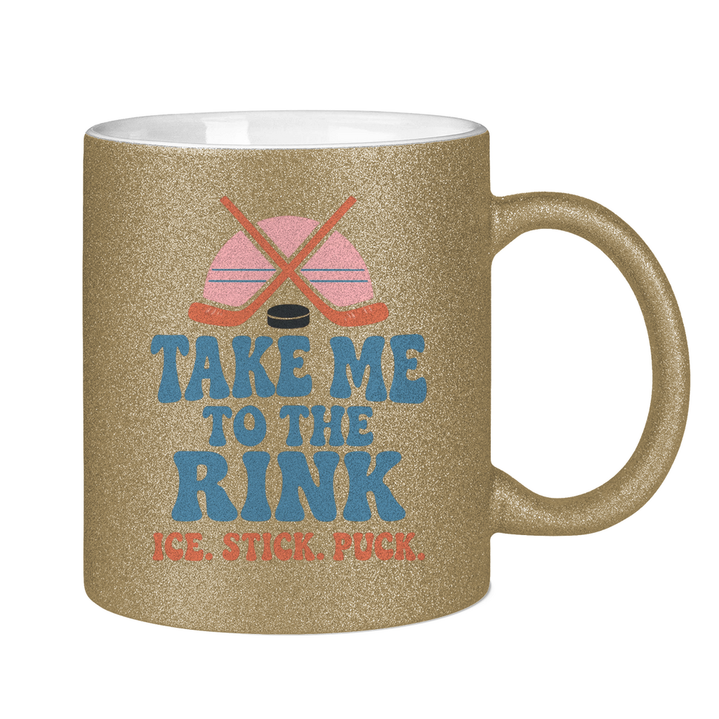 Glitzertasse TAKE ME TO THE RINK
