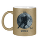 Glitzertasse STERNZEICHEN VIRGO / JUNGFRAU