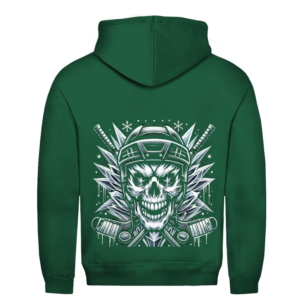 Unisex Hoodie HOCKEY SKULL (back)