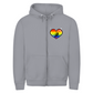 Unisex Zipper RAINBOW SKATE HEART