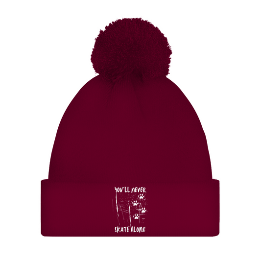 Bommelmütze NEVER SKATE ALONE