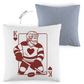 Kopfkissen zweifarbig HOCKEY HERZKÖNIG