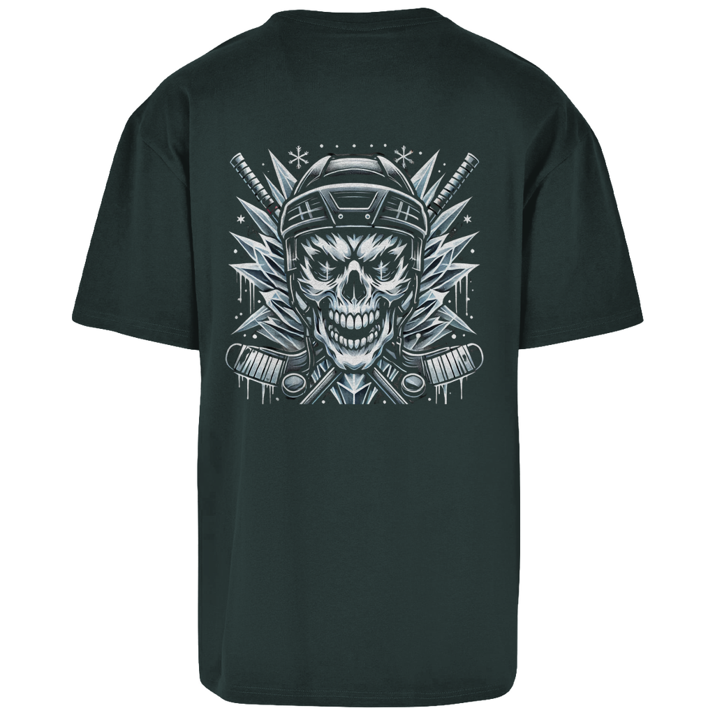 Oversize T-Shirt HOCKEY SKULL (back)