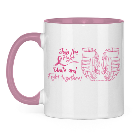 Tasse zweifarbig PINKTOBER FIGHT