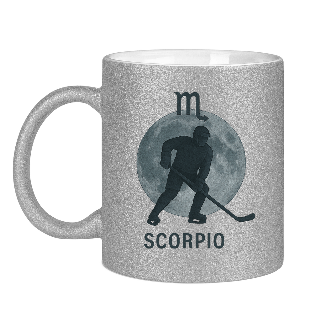 Glitzertasse STERNZEICHEN SCORPIO / SKORPION