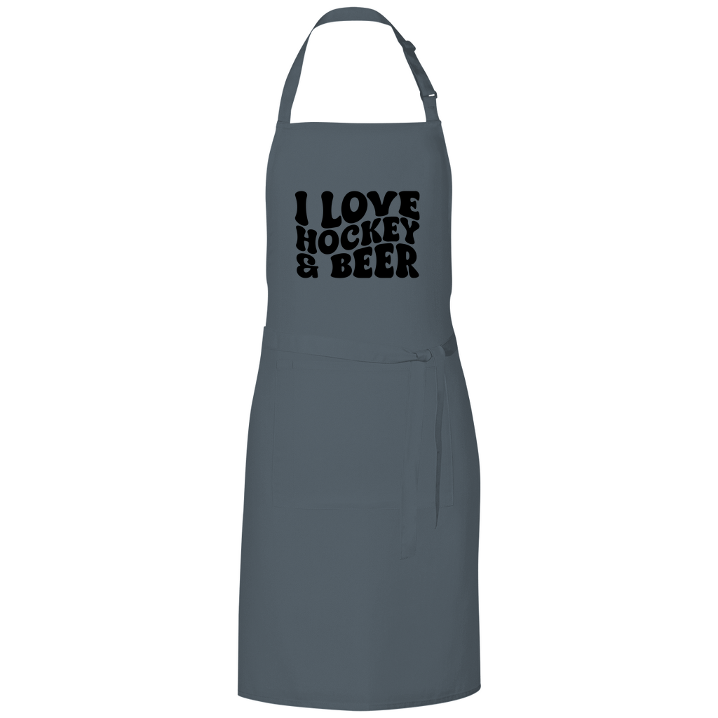 Grillschürze  I LOVE HOCKEY & BEER