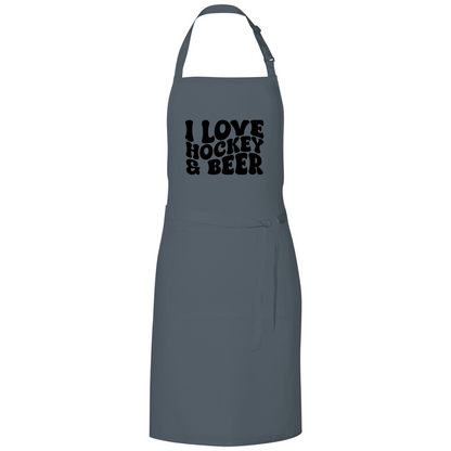Grillschürze  I LOVE HOCKEY & BEER