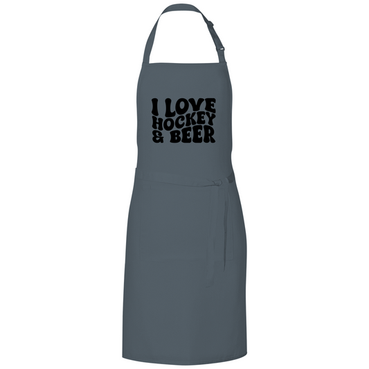 Grillschürze  I LOVE HOCKEY & BEER