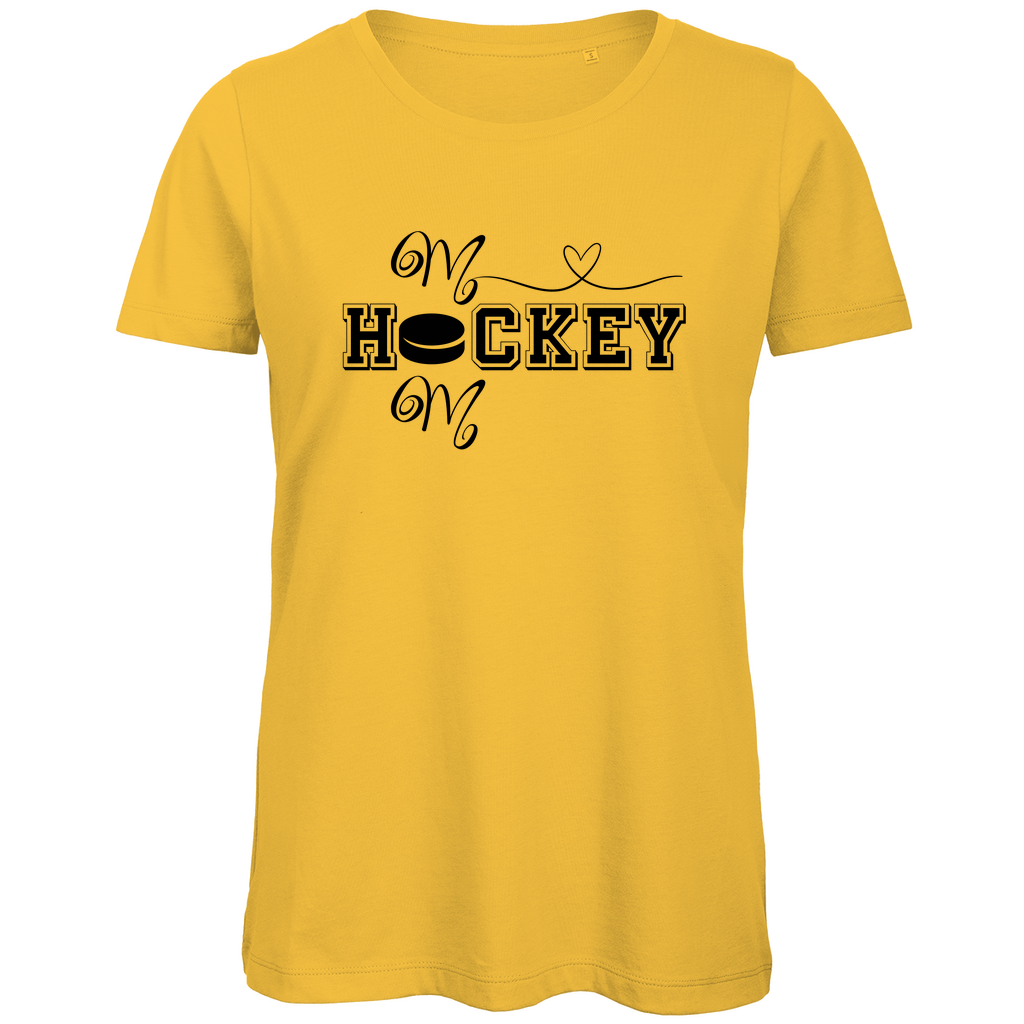 Ladies T-Shirt HOCKEY MOM HEART