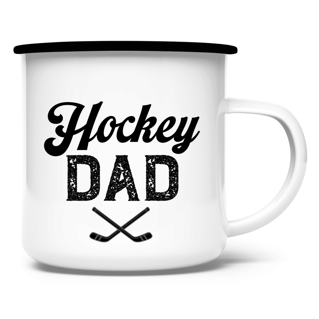 Emaille Tasse HOCKEYDAD