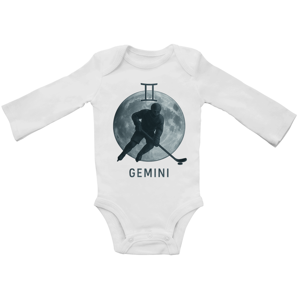 Babybody Langarm STERNZEICHEN GEMINI / ZWILLING