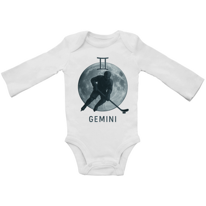 Babybody Langarm STERNZEICHEN GEMINI / ZWILLING