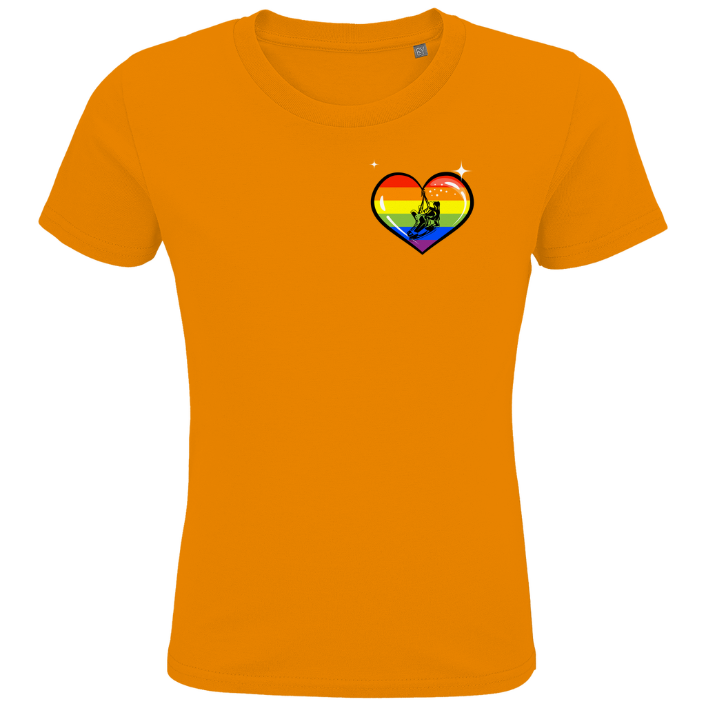 Kids T-Shirt RAINBOW SKATE HEART