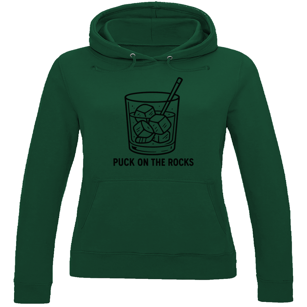 Ladies Hoodie PUCK ON THE ROCKS