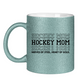 Glitzertasse HOCKEYMOM NERVES & HEART