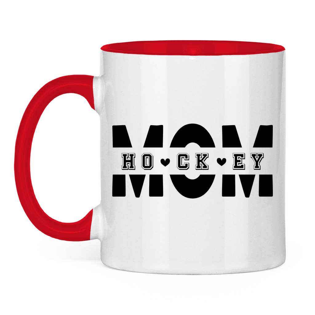 Tasse zweifarbig HOCKEYMOM