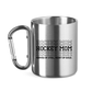 Edelstahltasse HOCKEYMOM NERVES & HEART