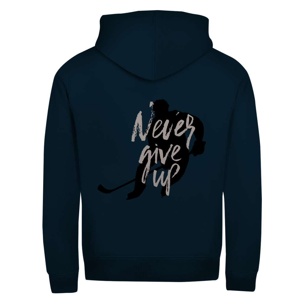 Unisex Zipper NEVER GIVE UP (front&back)