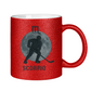 Glitzertasse STERNZEICHEN SCORPIO / SKORPION
