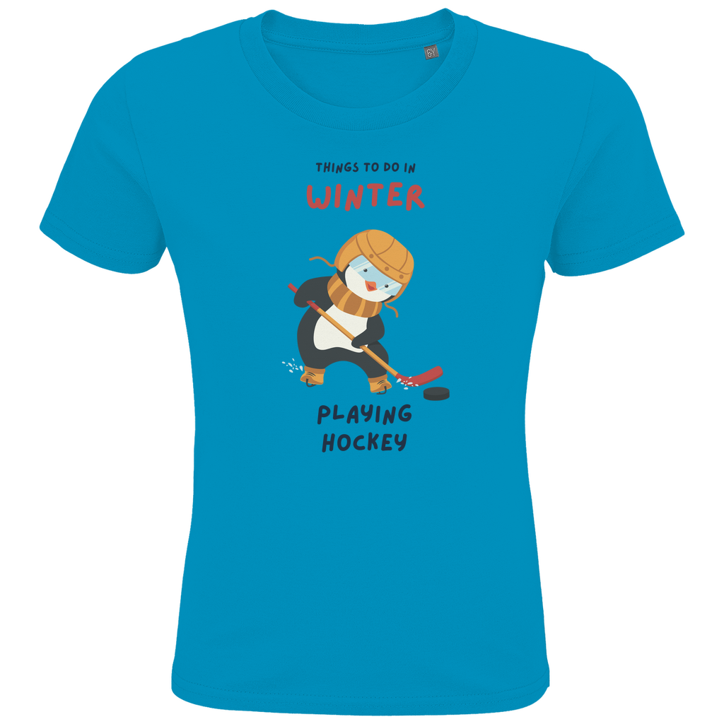 Kids T-Shirt PINGU HOCKEY
