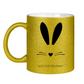 Glitzertasse HOCKEYBUNNY