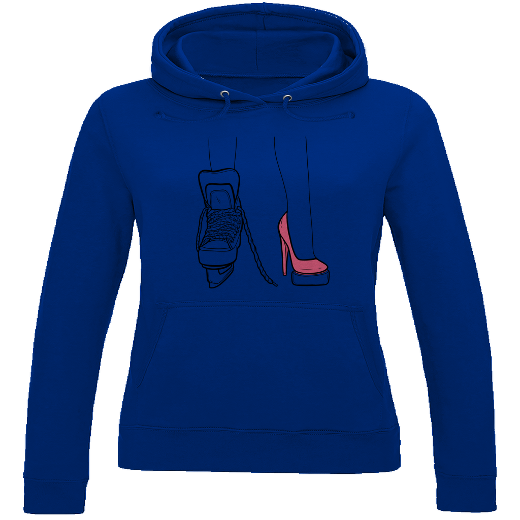 Ladies Hoodie SKATES & HEELS