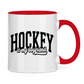 Tasse zweifarbig HOCKEY IS MY BOYFRIEND