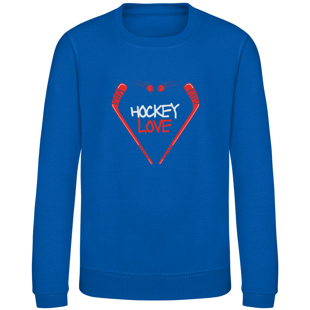 Kids Sweatshirt HOCKEYLOVE STICKHEART