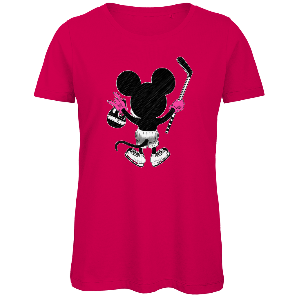 Ladies T-Shirt HOCKEYMOUSE PINK