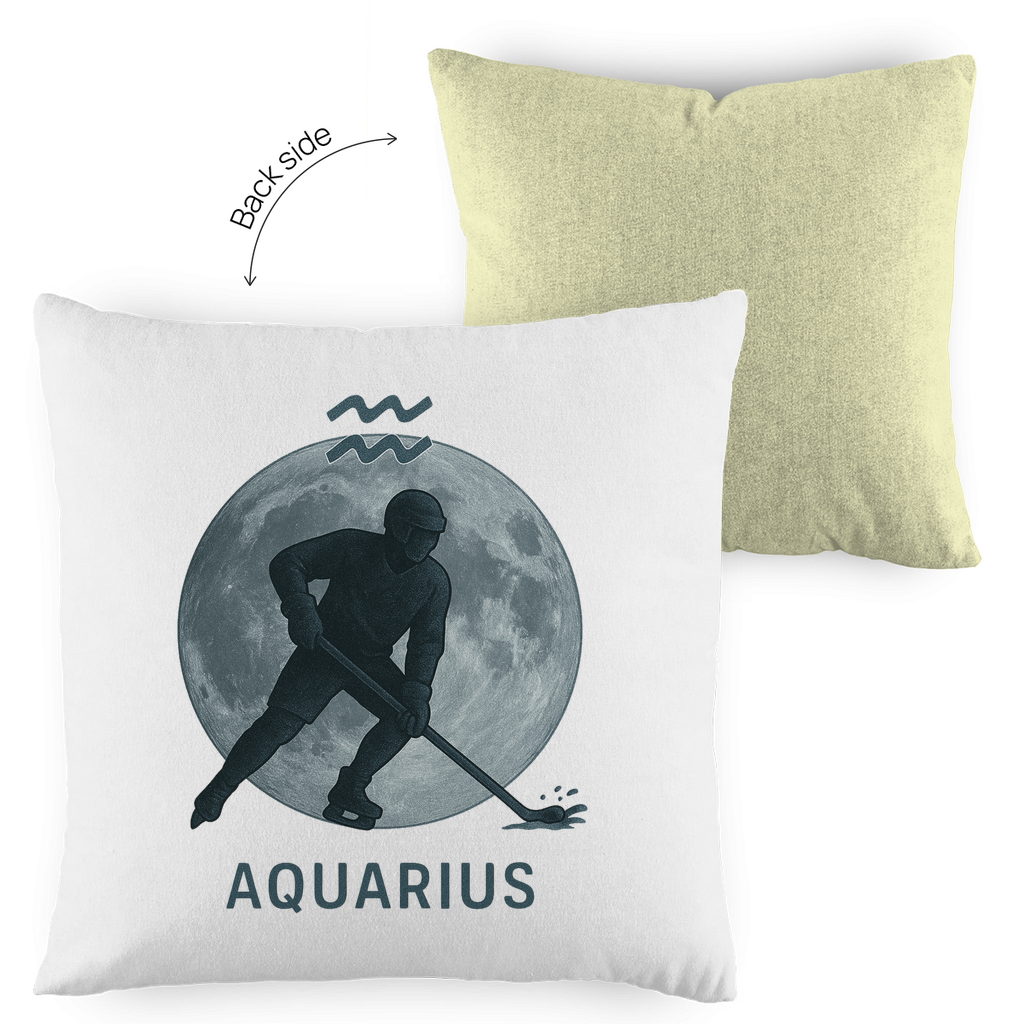 Kopfkissen zweifarbig STERNZEICHEN AQUARIUS / WASSERMANN