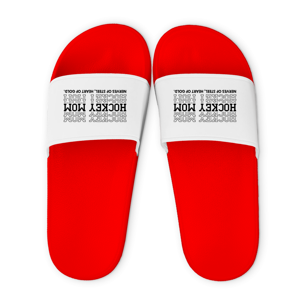 Badelatschen HOCKEYMOM NERVES & HEART