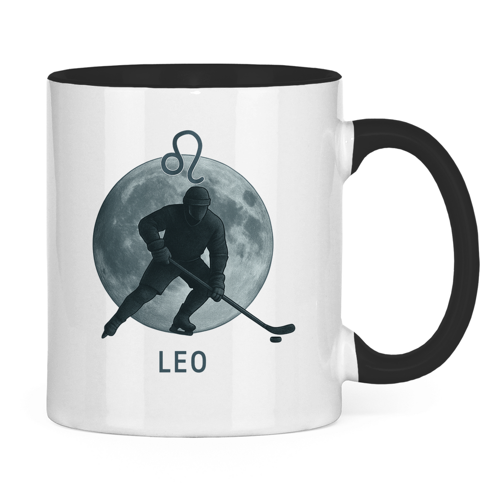 Tasse zweifarbig STERNZEICHEN LEO / LÖWE
