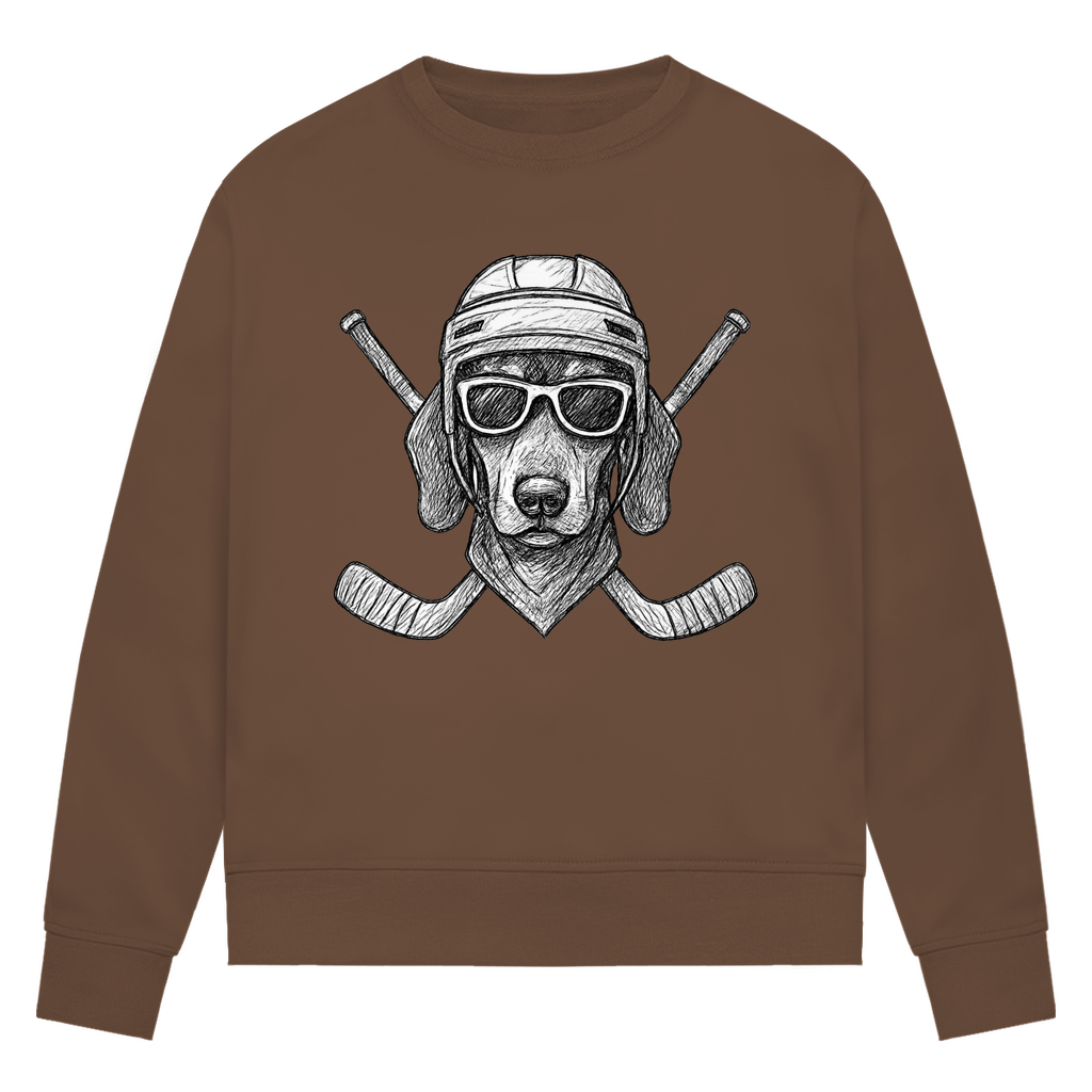 Ladies Sweatshirt COOL HOCKEYDOG