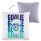 Kopfkissen zweifarbig GOALIE MASKE