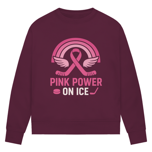 Ladies Sweatshirt PINK POWER ON ICE