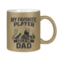 Glitzertasse HOCKEYDAD FAVORITE PLAYER