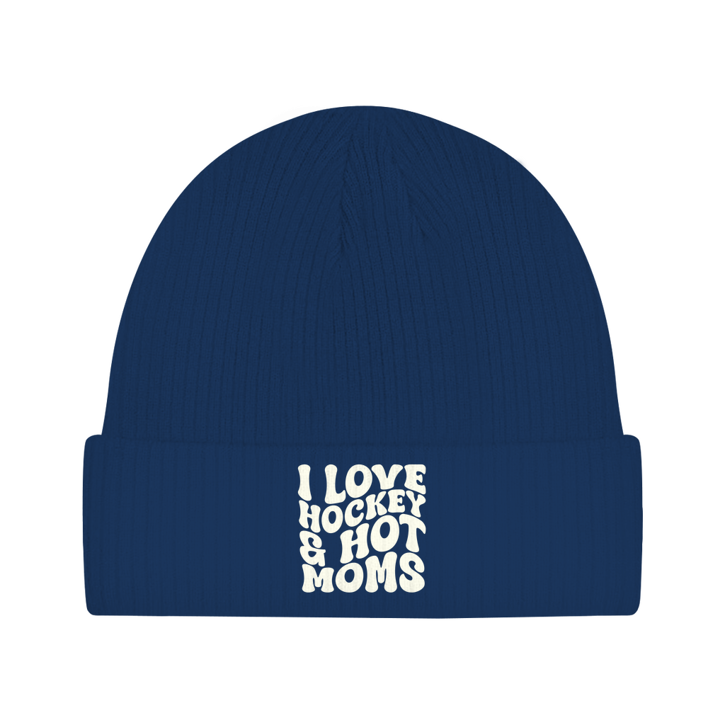 Beanie I LOVE HOCKEY & HOT MOMS