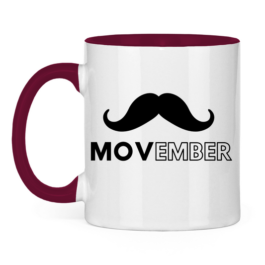 Tasse zweifarbig MOVEMBER