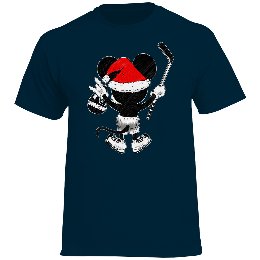 T-Shirt HOCKEY-SANTA-MOUSE