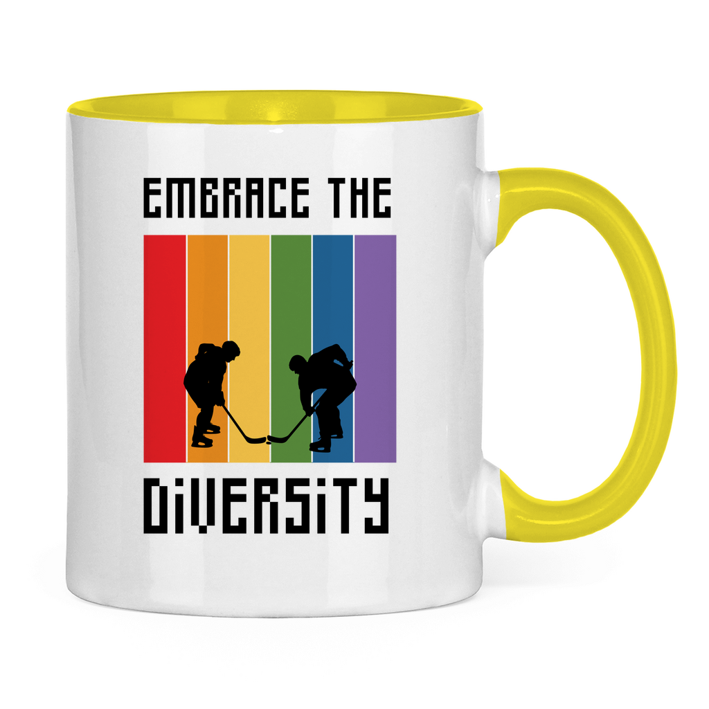 Tasse zweifarbig EMBRACE THE DIVERSITY